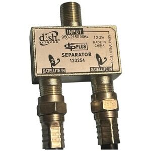 DPP SEPARATOR DISH NETWORK DUAL TUNER PVR SATELLITE RECEIVER SPLITTER